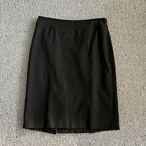 Ann Taylor Suit Skirt Seasonless Stretch Pencil 2P Black